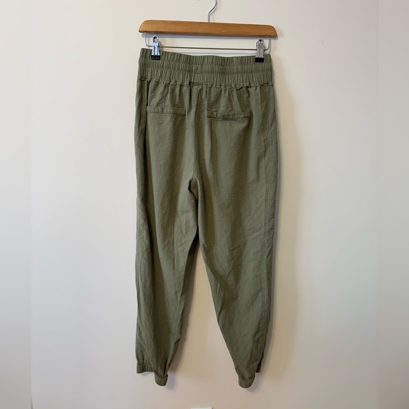 Super soft womens kaki green jogger pants 100% coton size small - Picture 8 of 8